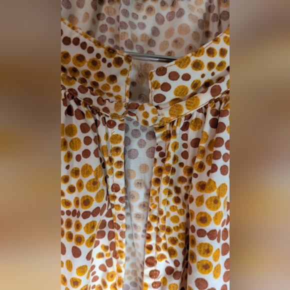 Rebecca Taylor Speckled Fluer Puff Sleeve Dress - Picture 11 of 11